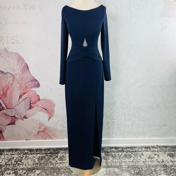 Bariano Australia Sample Gown Navy US 4 - Picture 1 of 11